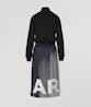 KARL LAGERFELD - Rue St-Guillaume Pleated Dress Black