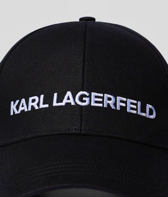 KARL LAGERFELD - Essential Logo Cap Black