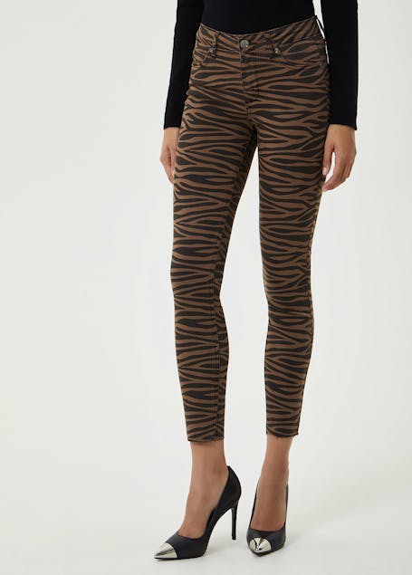 LIU JO - Animal Print Skinny Trousers