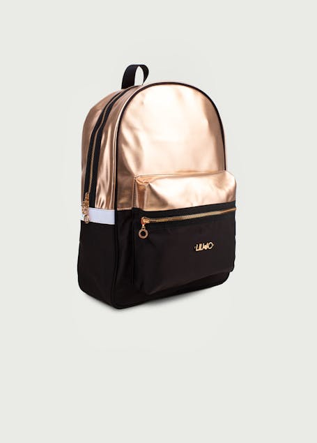 LIU JO - Laminated Backpack With Logo