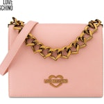 Chain Hearts Shoulder Bag Pink