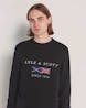 LYLE AND SCOTT - Archive Knitted Crew Neck Jumper With Embroidered Flag
