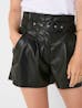 ONLY - Paperbag Leather Look Shorts