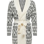 Patterned Knitted Cardigan
