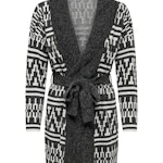 Patterned Knitted Cardigan