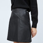 Tati Eco-Leather Mini Skirt