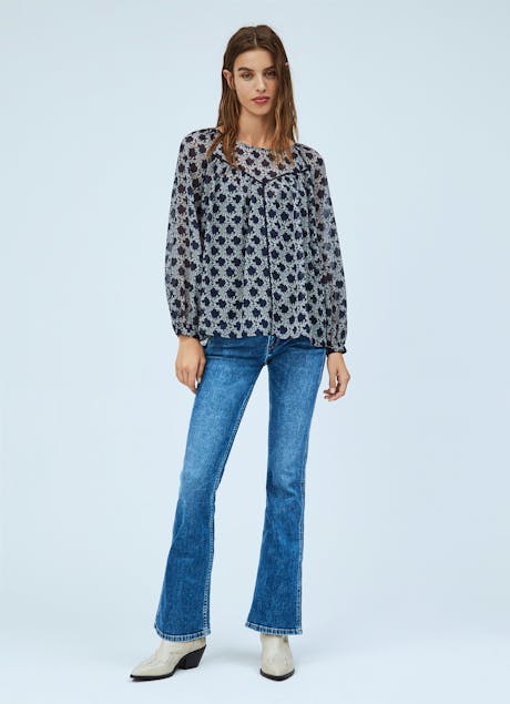 PEPE JEANS - Berence Floral Print Blouse