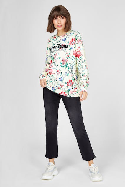 PEPE JEANS - Women's Sweatshirt With a BAILY Pattern