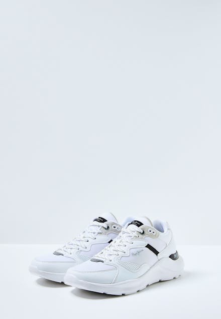 PEPE JEANS - Brooks Combined Sneakers White