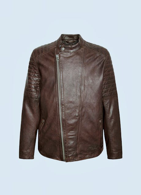 PEPE JEANS - Locke Leather Biker Jacket