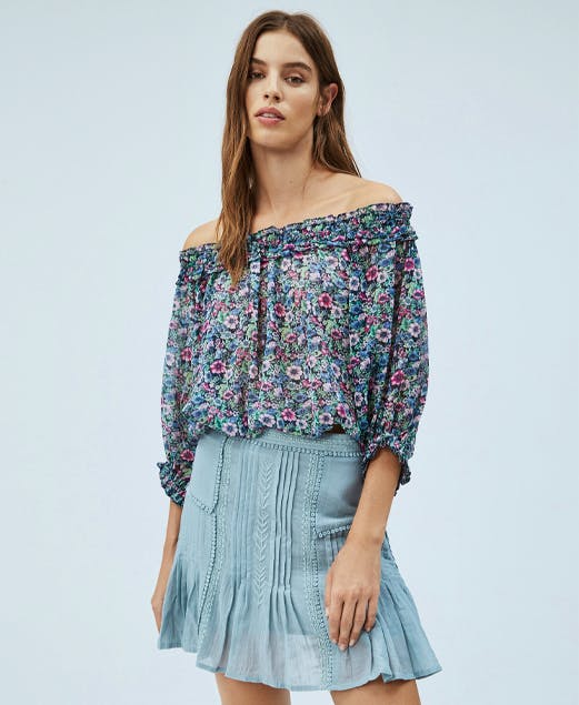 PEPE JEANS - Hedy Floral Print Blouse
