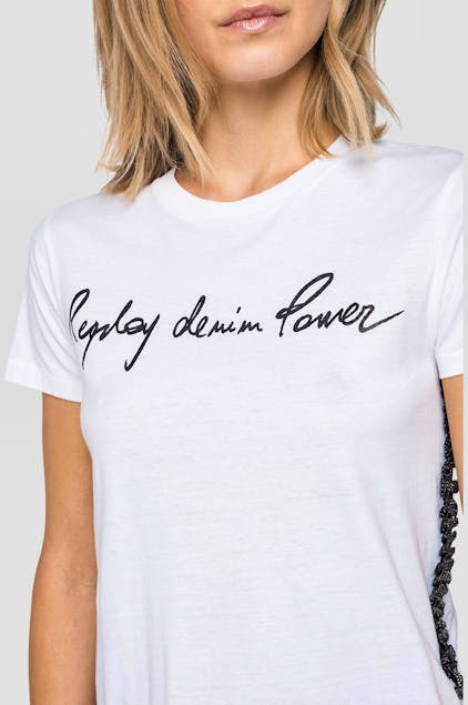 REPLAY - Denim Power Crewneck T-Shirt