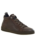 Men's Brightoon Lace Up Mid Cut Leather Sneakers