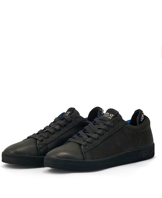 REPLAY - Erik Lace-Up Leather Sneakers