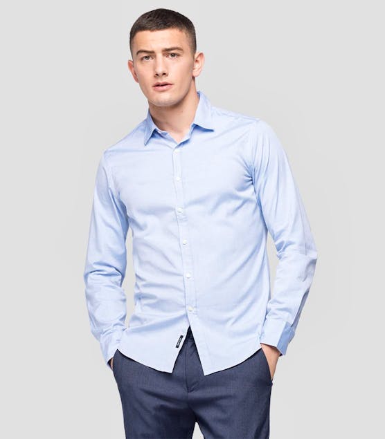 REPLAY - Solid Coloured Cotton Shirt