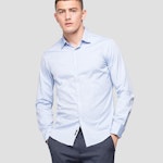 Solid Coloured Cotton Shirt