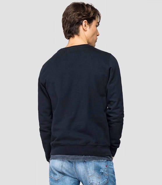 REPLAY - Organic Cotton Replay Blue Jeans Sweatshirt