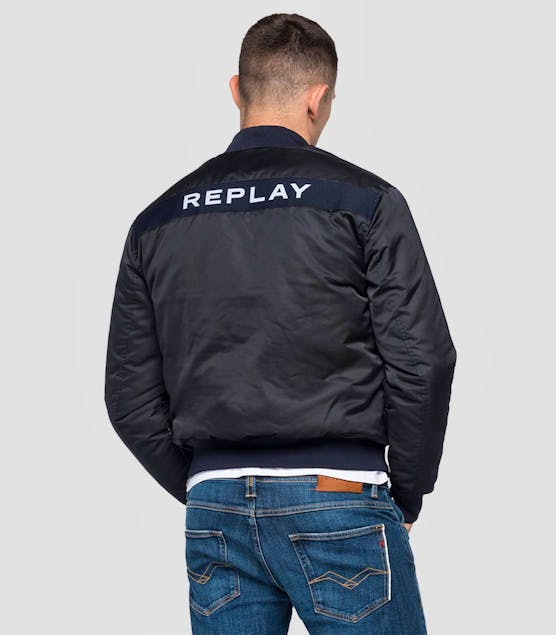 REPLAY - Replay Bomber Jacket Recycled From Pet