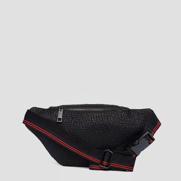 REPLAY - Eco-Leather Replay Waist Bag Black
