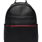 Eco-Leather Backpack With Matt Effect Black