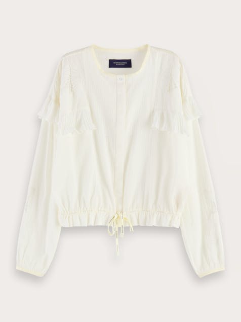 SCOTCH & SODA - Scotch & Soda Loose shirt with lace and sport detailing