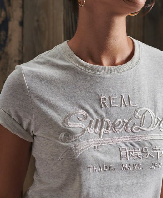 SUPERDRY - Vintage Logo Tonal Embroidered T-Shirt