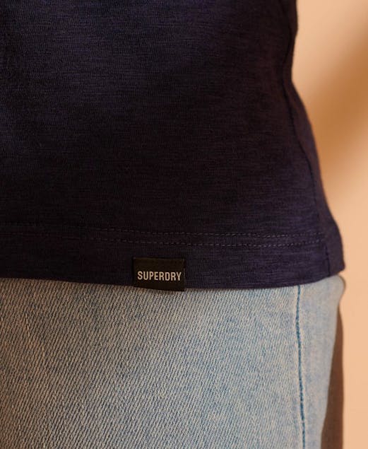 SUPERDRY - Organic Cotton Scripted V-Neck T-Shirt