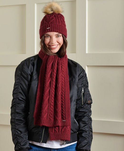 SUPERDRY - Lannah Cable Scarf