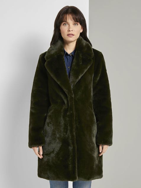 TOM TAILOR - Soft Faux Fur Coat