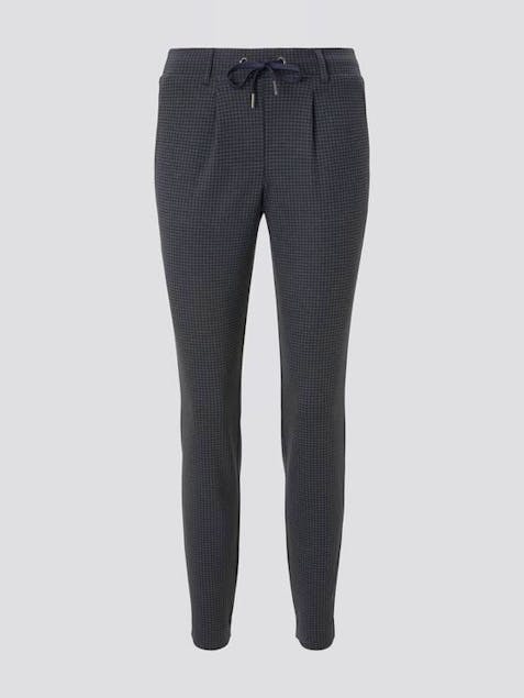 TOM TAILOR - Fine Checked Loose Fit Trousers