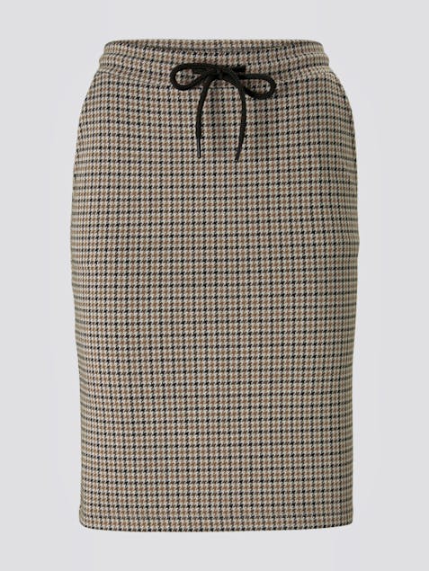 TOM TAILOR - Checked Jersey Skirt