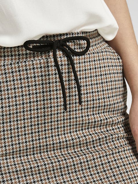 TOM TAILOR - Checked Jersey Skirt