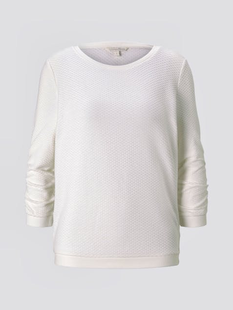 TOM TAILOR - Textured Sweatshirt
