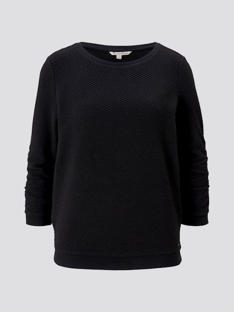 TOM TAILOR - Textured Sweatshirt