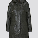 Coated Raining Jacket With A Hood