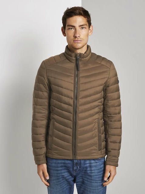 TOM TAILOR - Lightweight Quilted Jacket With a Stand-up Collar