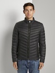 Lightweight Quilted Jacket With a Stand-up Collar