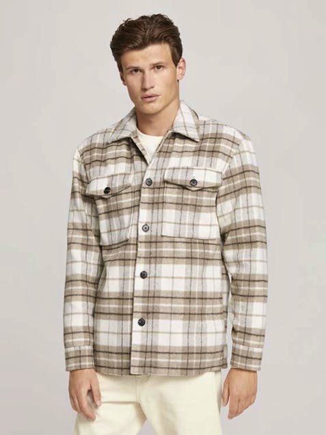 TOM TAILOR - Checked Shirt Jacket
