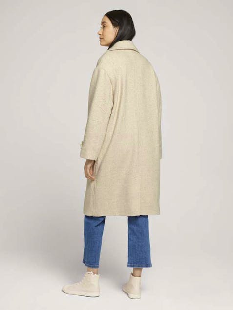 TOM TAILOR - Patterned Wool Coat