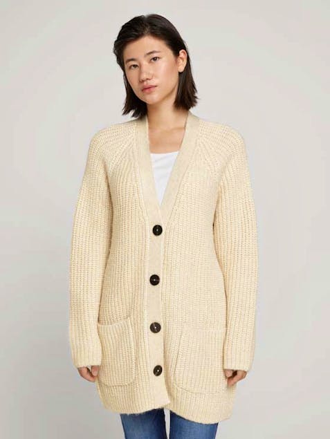 TOM TAILOR - Long Cardigan With Pockets