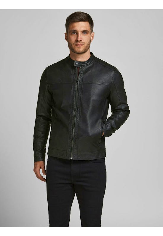 Warner Faux Leather Jacket