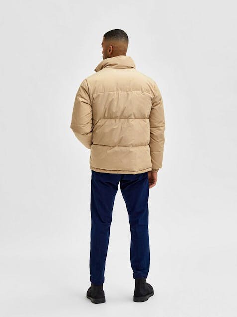 SELECTED - HIGH NECK PUFFER JACKET