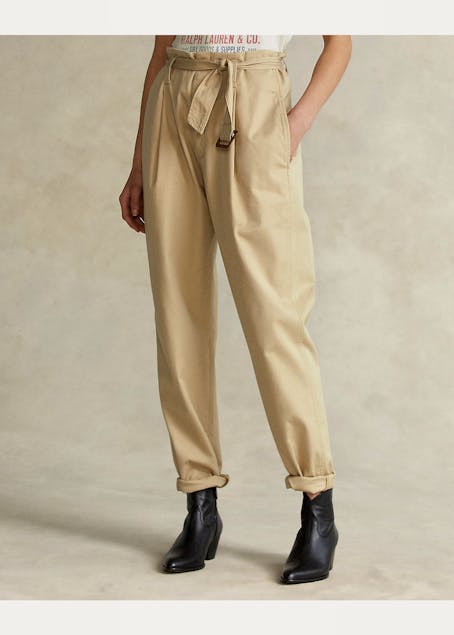 POLO RALPH LAUREN - Twill Belted Trousers