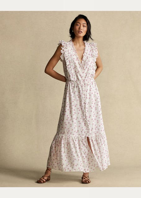 POLO RALPH LAUREN - Floral Buttoned Cotton Dress
