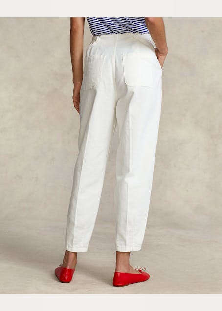 POLO RALPH LAUREN - Pleated Cotton Twill Trouser