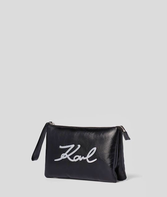 KARL LAGERFELD - K/Signature Soft Double Pouch