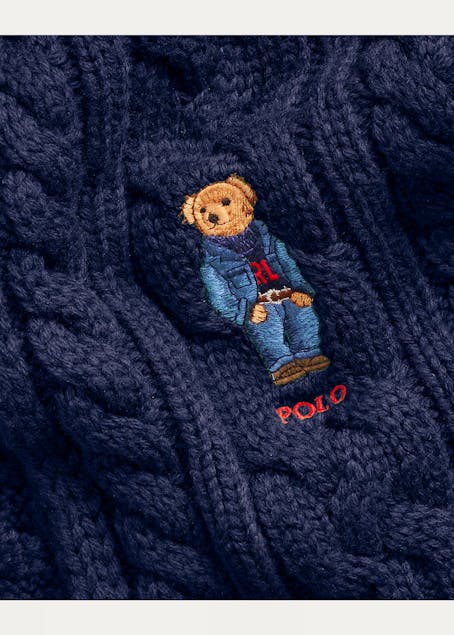 POLO RALPH LAUREN - Polo Bear Cable-Knit Scarf