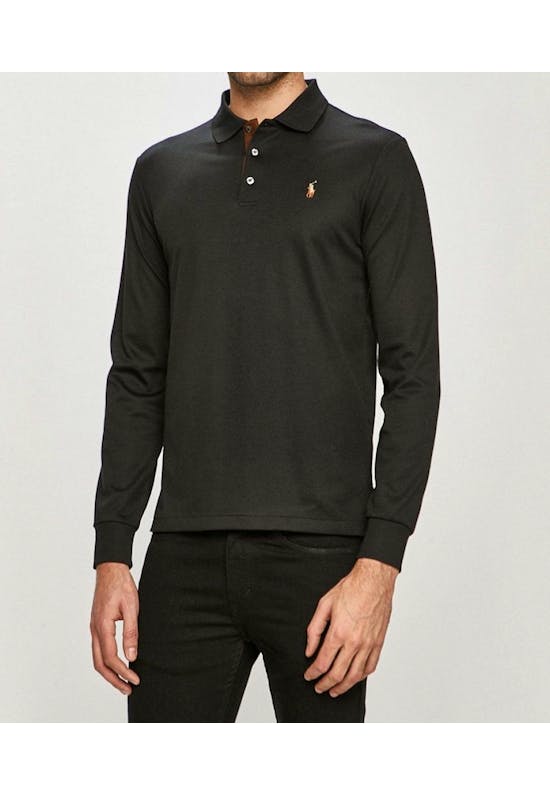 Soft Touch Long-Sleeve Polo Short