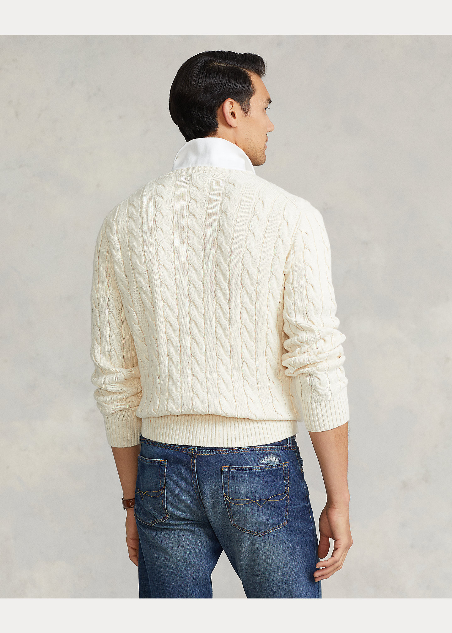 POLO RALPH LAUREN - Cable-Knit Cotton Jumper