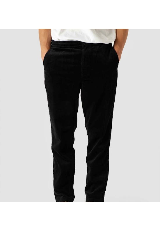 Corduroy Trousers In Black
